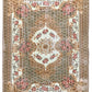 Oriental Beige 6'.6" x 10' Rug Soft Cozy Carved Design