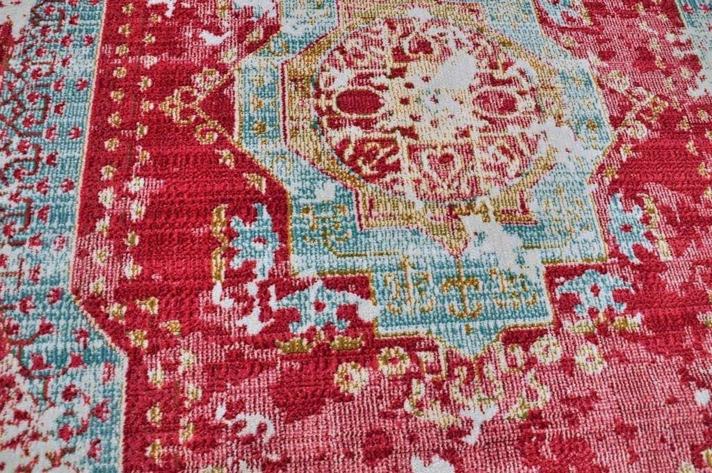 Magenta Rooted Vintage Area Rug V051A - Context USA - Area Rug by MSRUGS