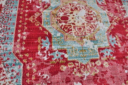 Magenta Rooted Vintage Area Rug V051A - Context USA - Area Rug by MSRUGS