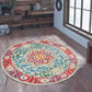 Rosette Imprint Vintage Area Rug V089A - Context USA - Area Rug by MSRUGS