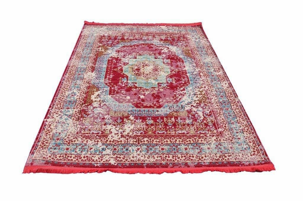 Magenta Rooted Vintage Area Rug V051A - Context USA - Area Rug by MSRUGS